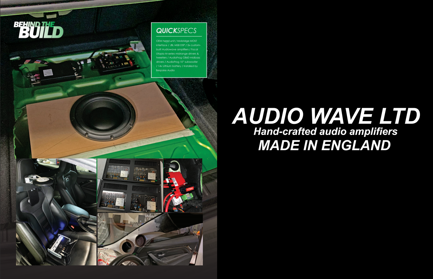 BMW M4 安裝 – Audio Wave 安裝案例